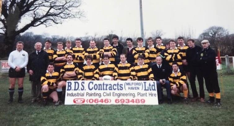 Richard (Back - fourth player from left) in 9-3 win over Narberth